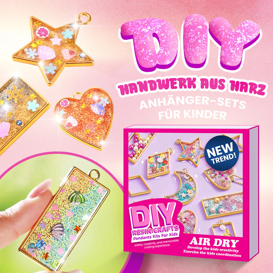 Zauberhafte DIY-Anhänger aus Kunstharz – Kreativspaß für Kinder!