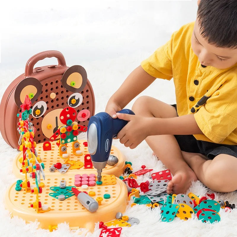 Bären-Werkzeugkiste – Spielspaß für kleine Baumeister