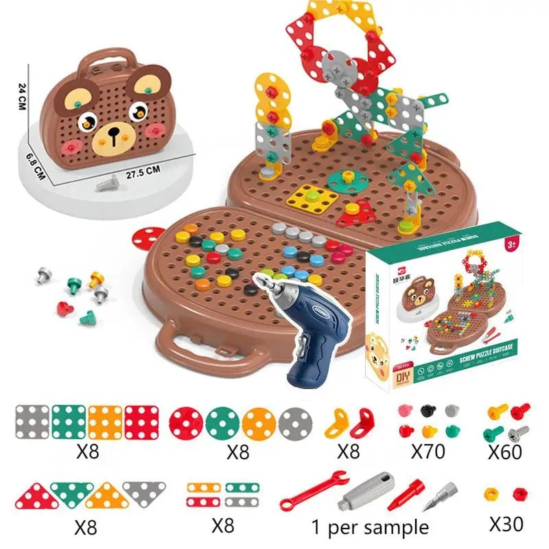 Bären-Werkzeugkiste – Spielspaß für kleine Baumeister