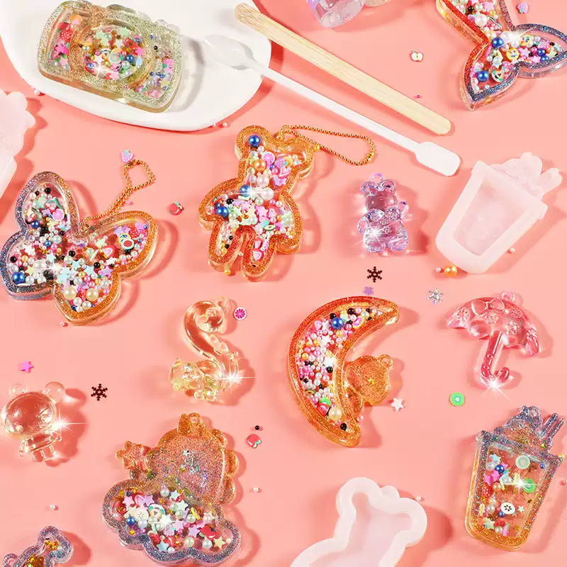 Zauberhafte DIY-Anhänger aus Kunstharz – Kreativspaß für Kinder!