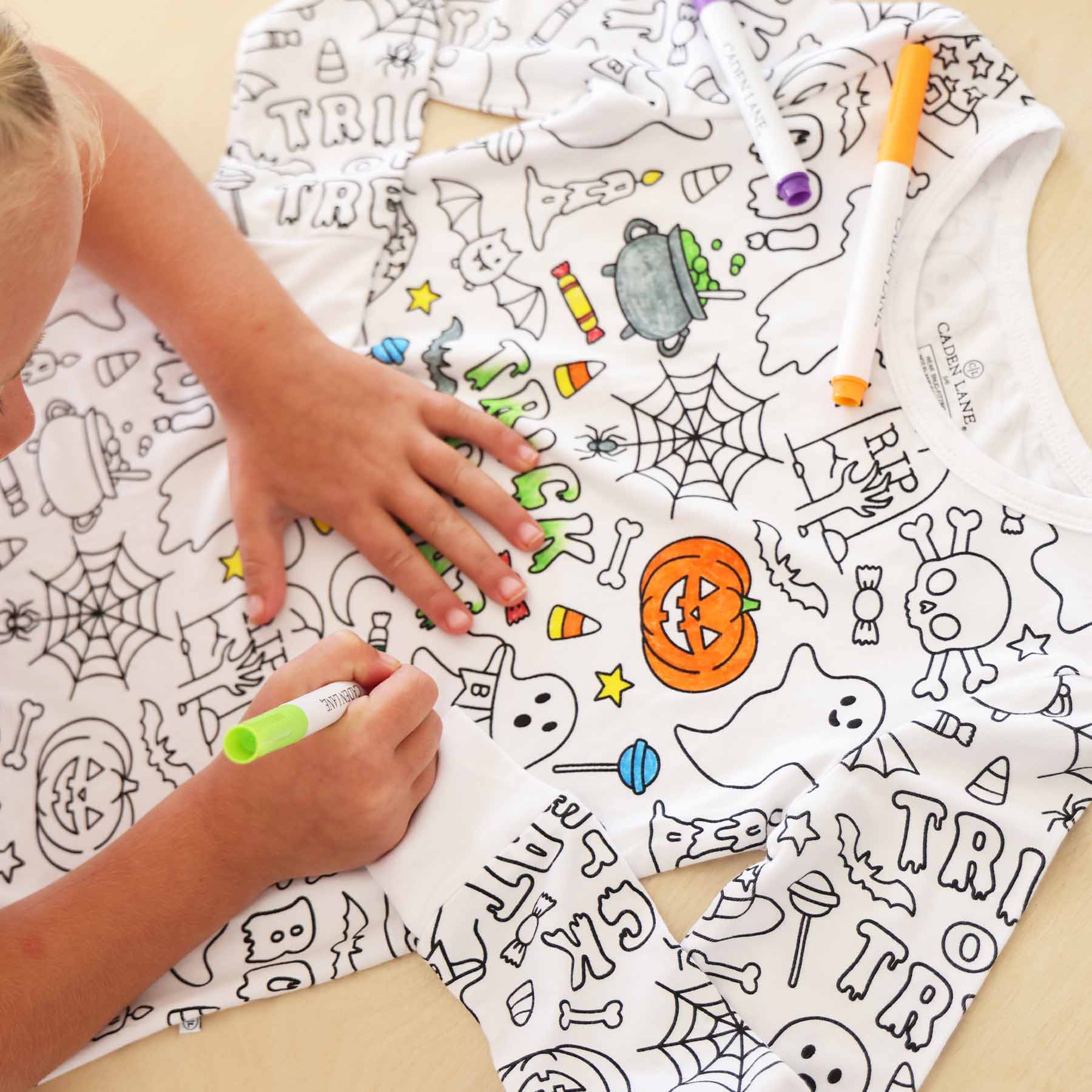 All Colorable Pajama Prints | Two Piece Set